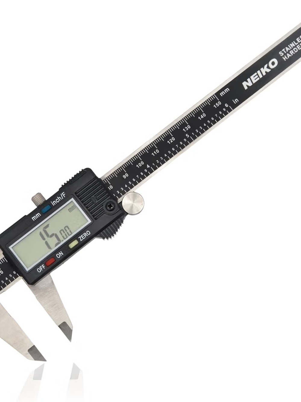 Black Digital Caliper with LCD Display